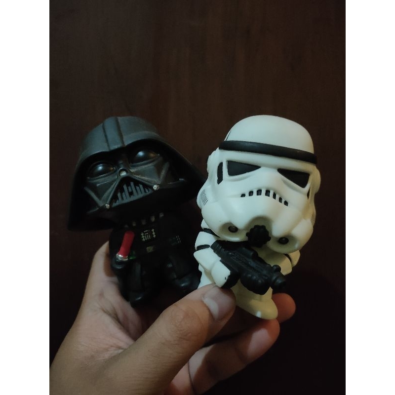 set action figure starwars chibi lucu menggemaskan