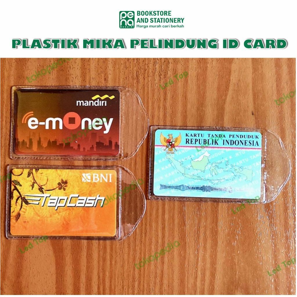 

Plastik Mika Pelindung KTP ATM SIM ID Card Plastik KTP Per Pcs