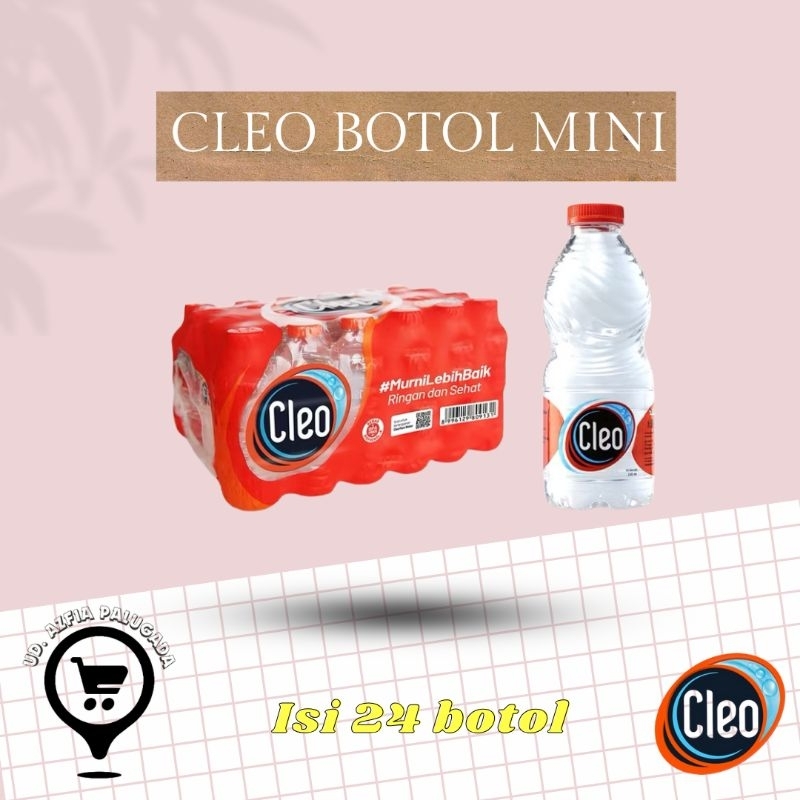 

Cleo botol mini Cleo botol kecil isi 24 (INSTANT SAMEDAY saja)