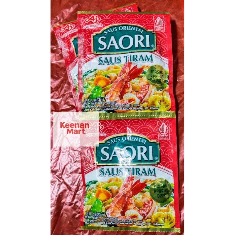 

SAORI Saus Tiram Isi 5 Sachet - Bumbu Masak Praktis Oriental