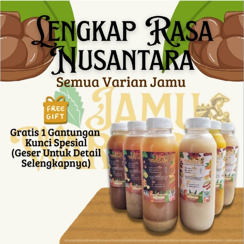 

Jamu Warisan – Paket Kombo Sehat & Tradisional | 3 Stevia + 3 Gula Aren | 6 Botol