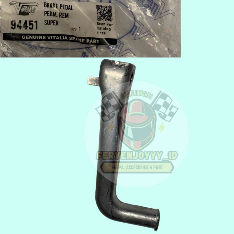 TUAS PEDAL REM BELAKANG VITALIA VESPA SUPER SPRINT VELOCE VBB