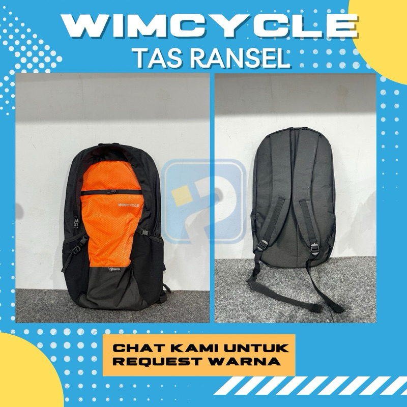 TAS RANSEL / BAGPACK / TAS SEKOLAH MURAH POLYGON / WIMCYCLE