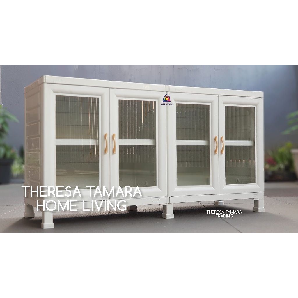 RAK TV MEJA TV PLASTIK NAPOLLY 424 RAK TV 4 PINTU NEW INTERIOR