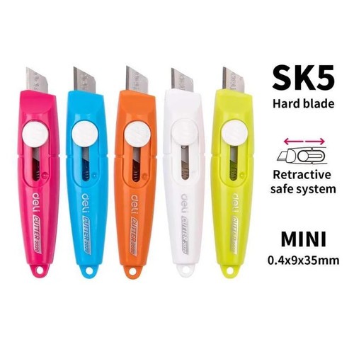 

Deli Cutter 2020 SK5 0.4x9x35mm ukuran pisau