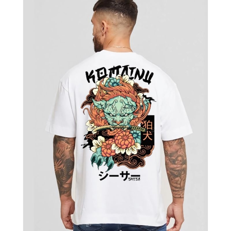 baju keren santaisme, kaos distro jepang naga