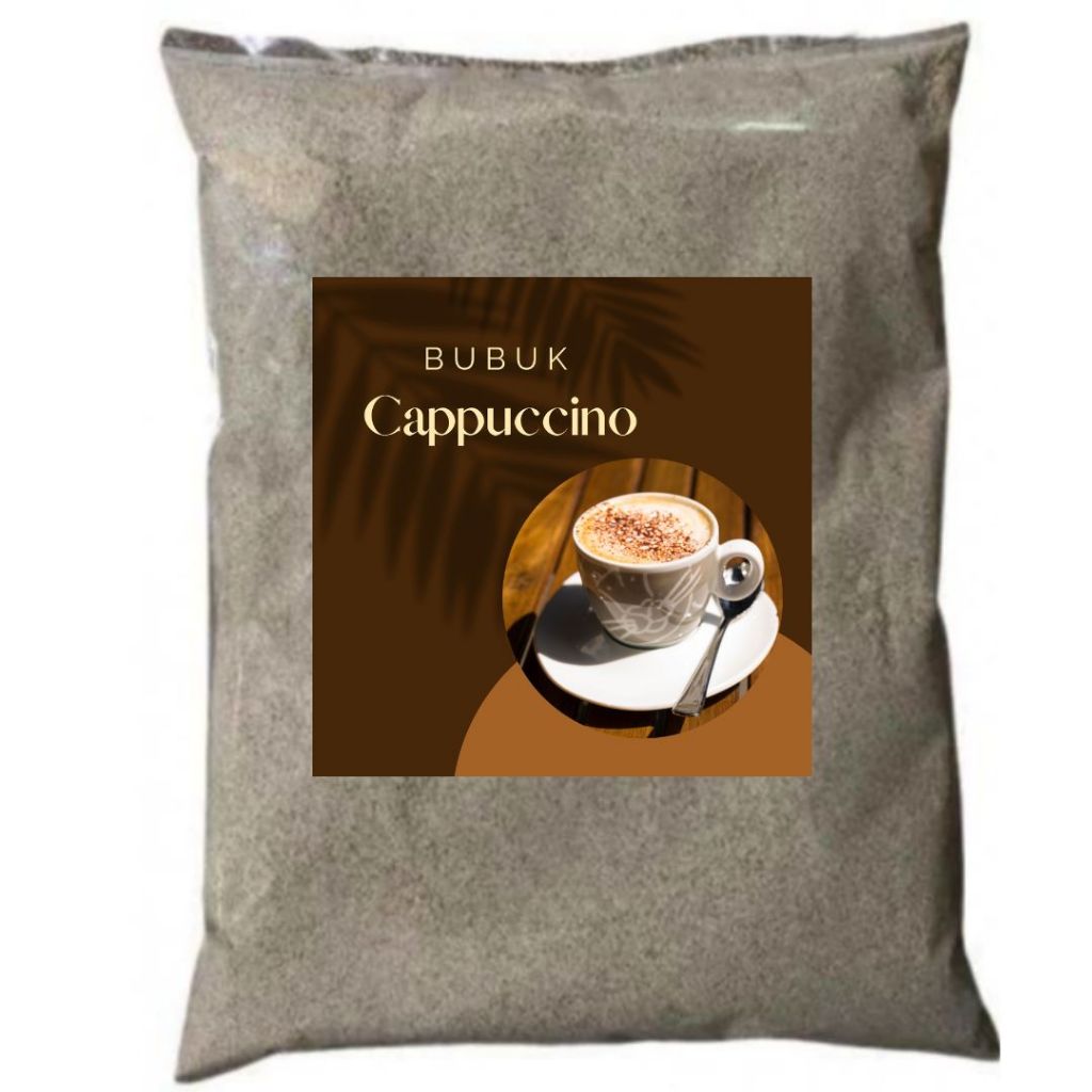 

BUBUK MINUMAN CAPUCINO 1KG UNTUK JUALAN CAPCIN MINUMAN SERBUK CAPCIN