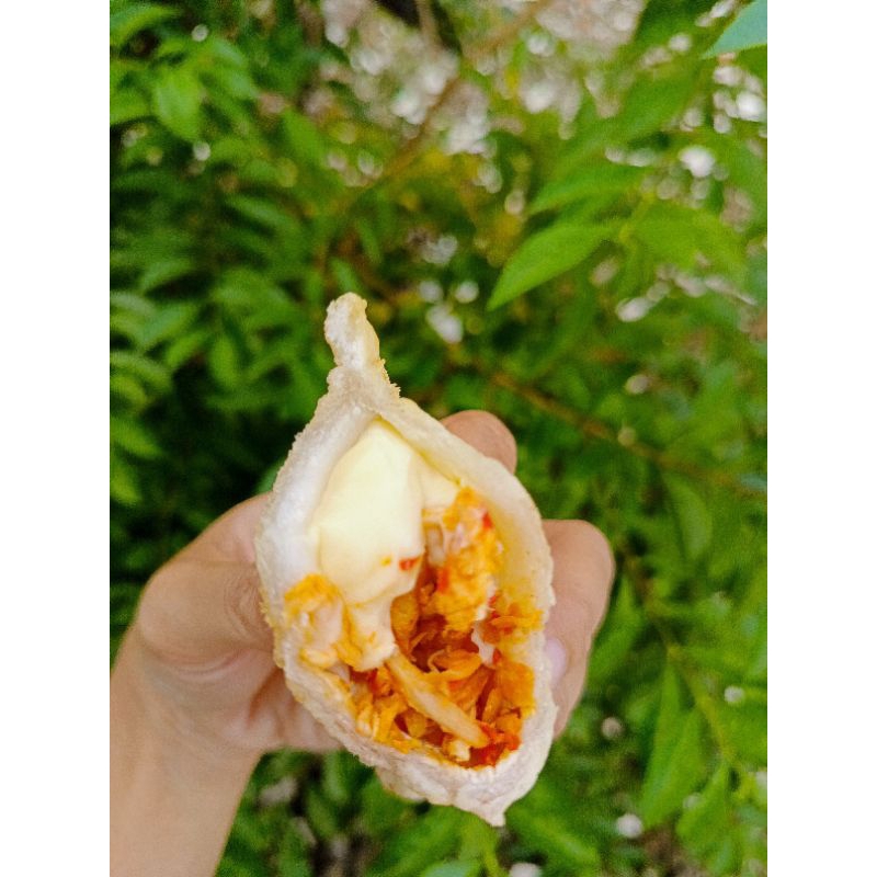 

CIRENG ISI AYAM SUWIR, ISI AYAM KEJU