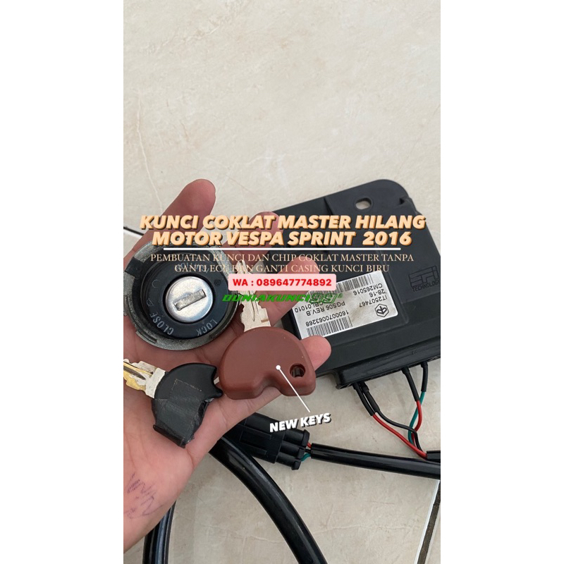 Pesan kunci vespa coklat . program keyless pcx 160 . keyless adv 150 . program keyless fazzio . vari