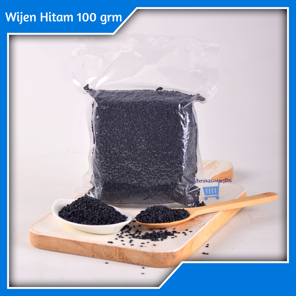 

Black Sesame Seed Raw 100 gr / Biji Wijen Hitam Mentah 100 gr
