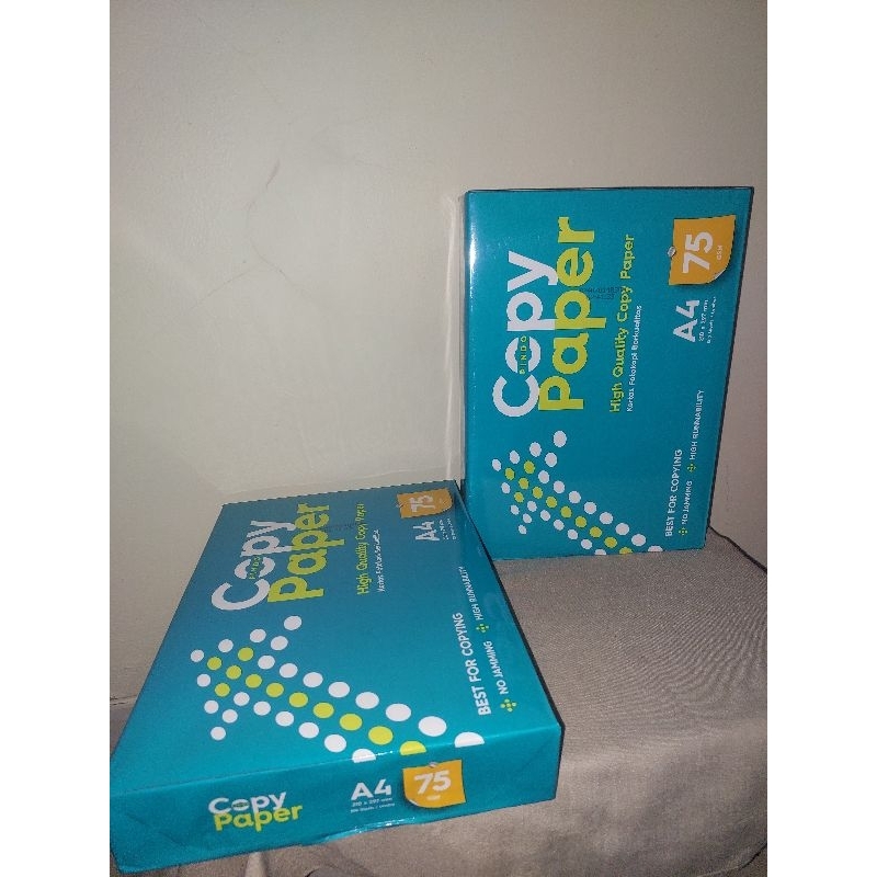 

Kertas HVS A4 1 rim (500 lembar) Copy Paper 75GSM