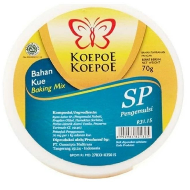 

SP Pengemulsi Koepoe Koepoe , 70 gram