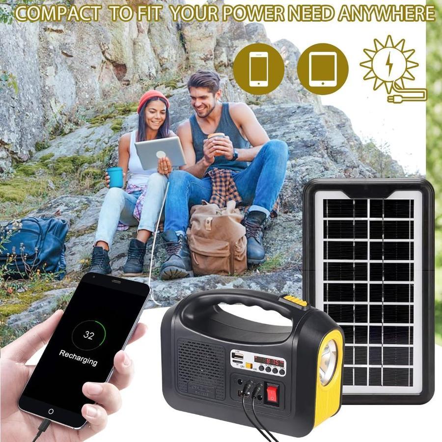 VDR V-1588S-U Lampu Emergency Bohlam Senter Emergency Tenaga Surya