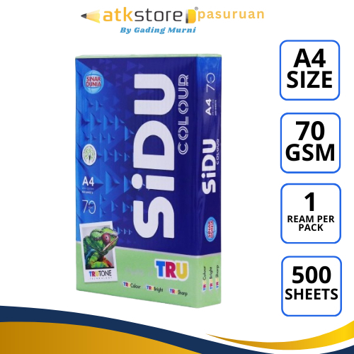 kertas HVS Warna Warni / Sidu Kertas Hvs A4 70gsm Berwarna