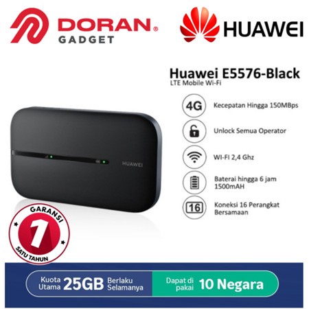 Mifi Router Modem Wifi 4G Huawei Brovi E5576 Bypass Orbit Unlocked Free 15Gb Penerus E5573Huawei Gad