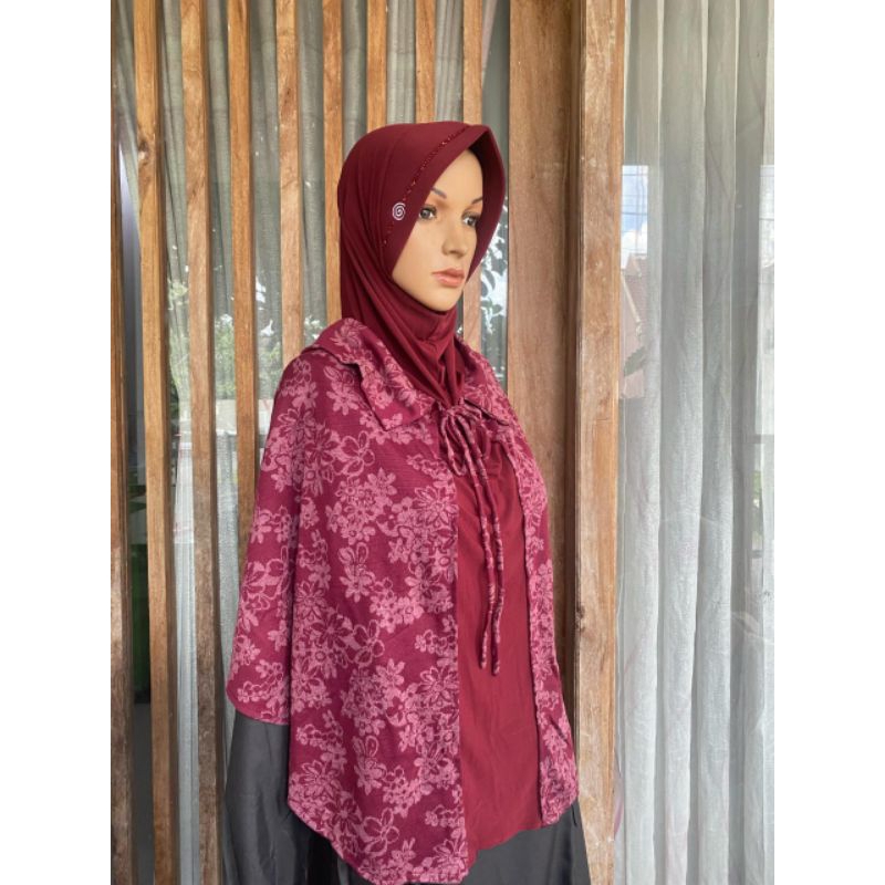 Kerudung Instan motif Magnolia by Gaby