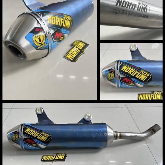Silencer Norifumi NR Titanium YZ125 2018-2022 Original Norifumi