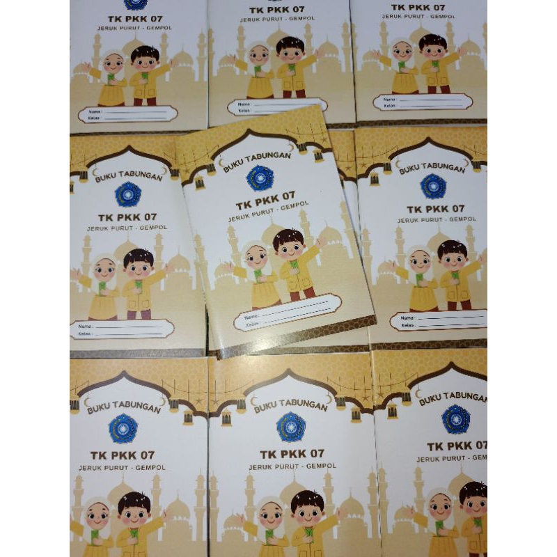 

Buku Tabungan Custom Glossy Free plastik