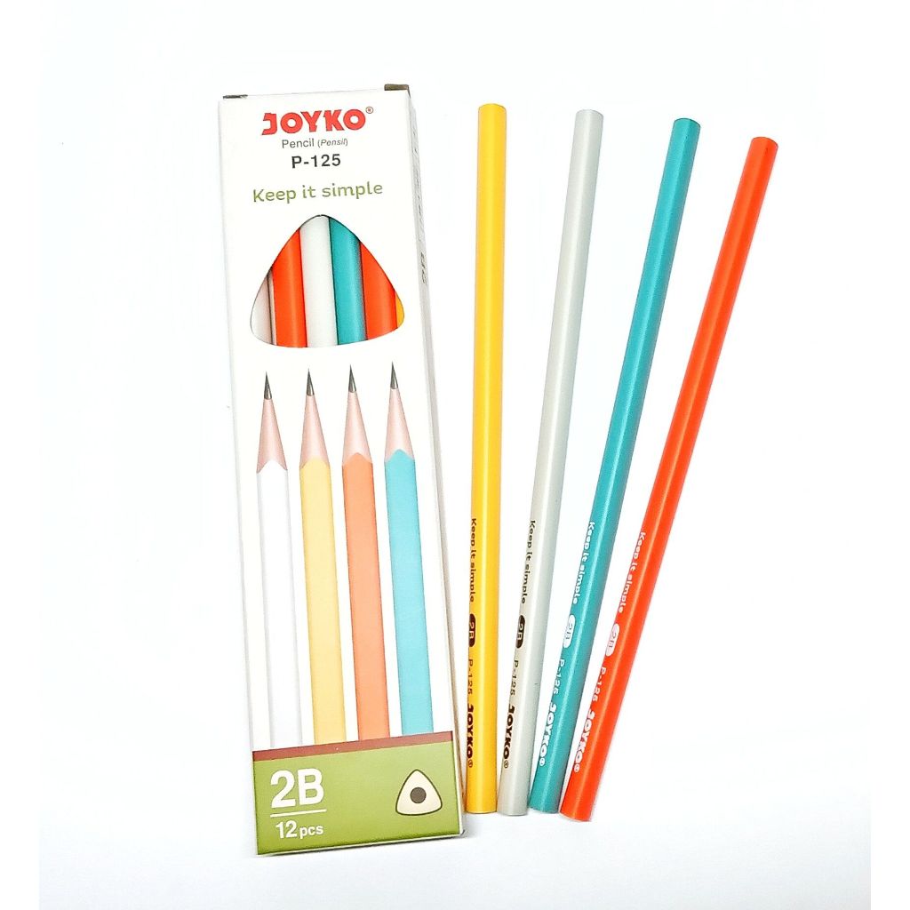 

Pensil Pencil Joyko P-125 2B 1 Box 12 Pcs