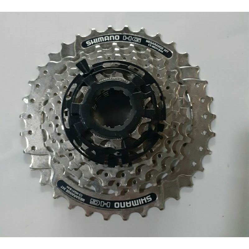 SHIMANO gear sprocket cassette megarange 8 speed 34T