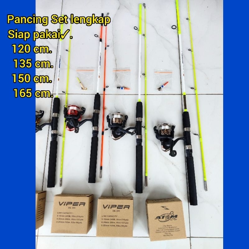 Pancingan 1 Set Original Set Pancing Lengkap / Alat Pancing Sambung Dua