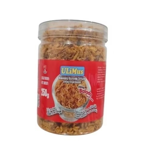 

Ulimus Bawang Goreng Crispy Balado 250gram