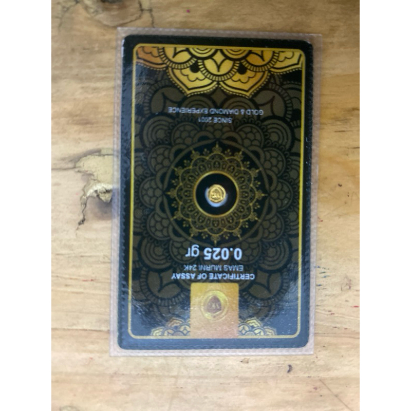 mini gold emas kecil 0,025gr