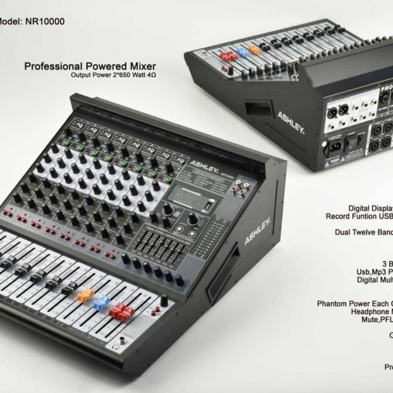 POWER MIXER ASHLEY ORIGINAL NR8000