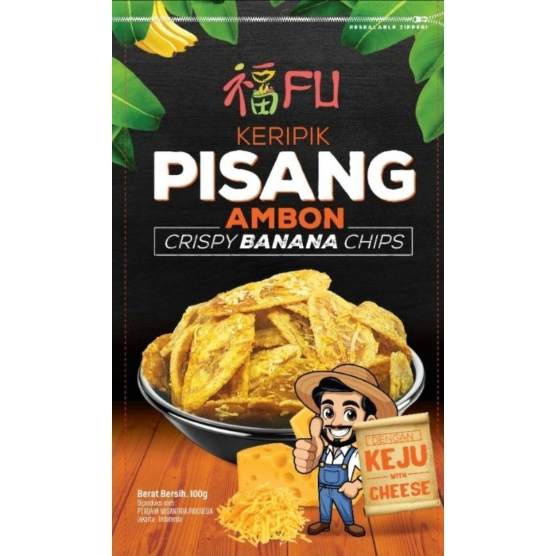 

Keripik Pisang Ambon Keju 100 Gr Kualitas Export