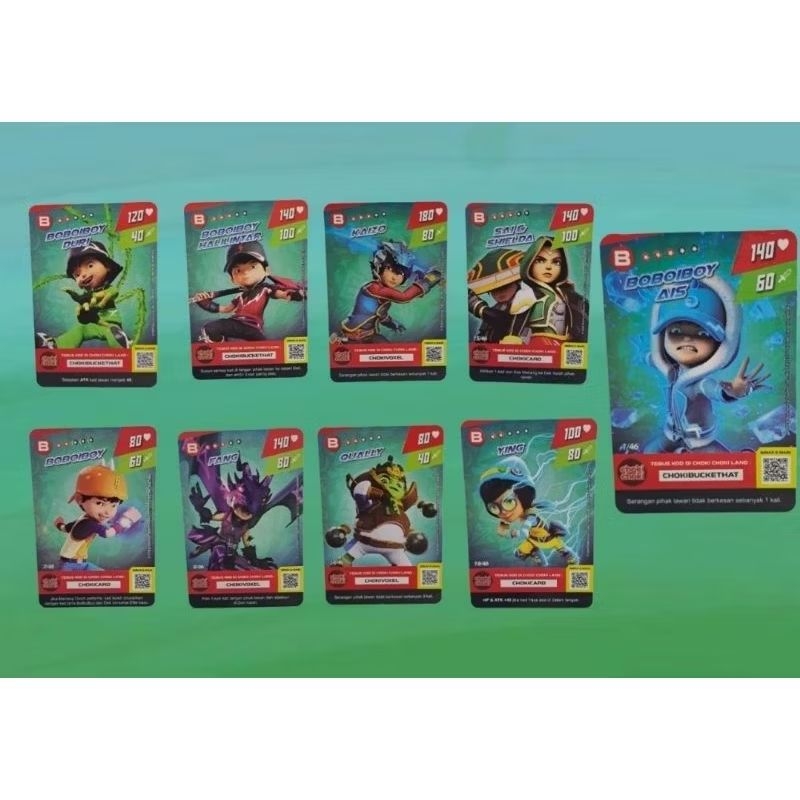 Monsta Galaxy Card | Pek Choki-Choki | Edisi Teman Boboiboy
