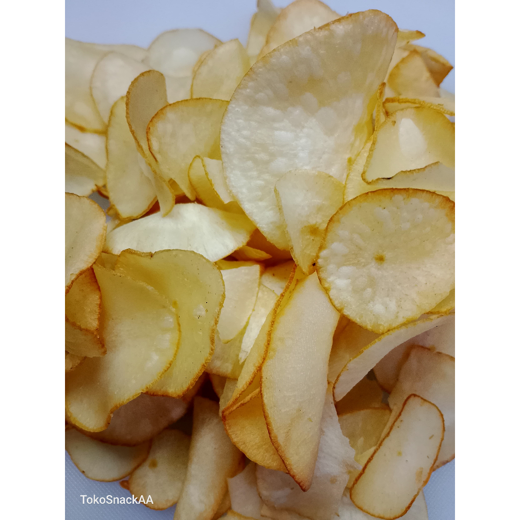 

MURAH!! KERIPIK SINGKONG ORIGINAL ASIN GURIH /// 500 GRAM DAN 1 KG !!