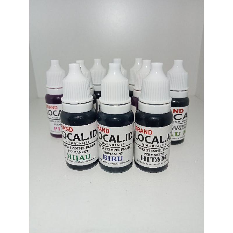 

Tinta Stempel PERMANENT FLASH OTOMATIS/media PLASTIK 10 Mili