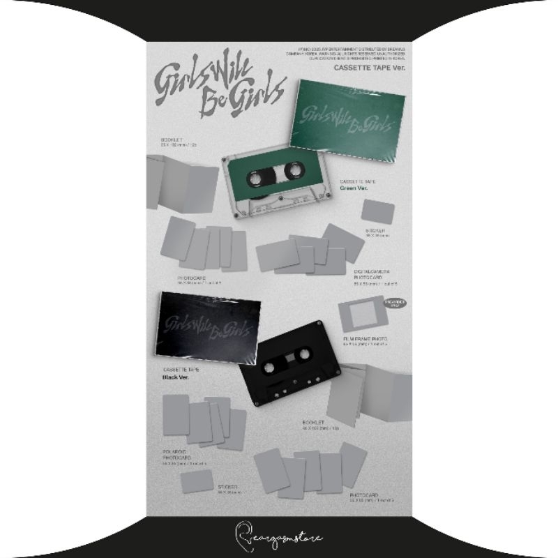 ITZY - GIRLS WILL BE GIRLS (CASSETTE TAPE VER)