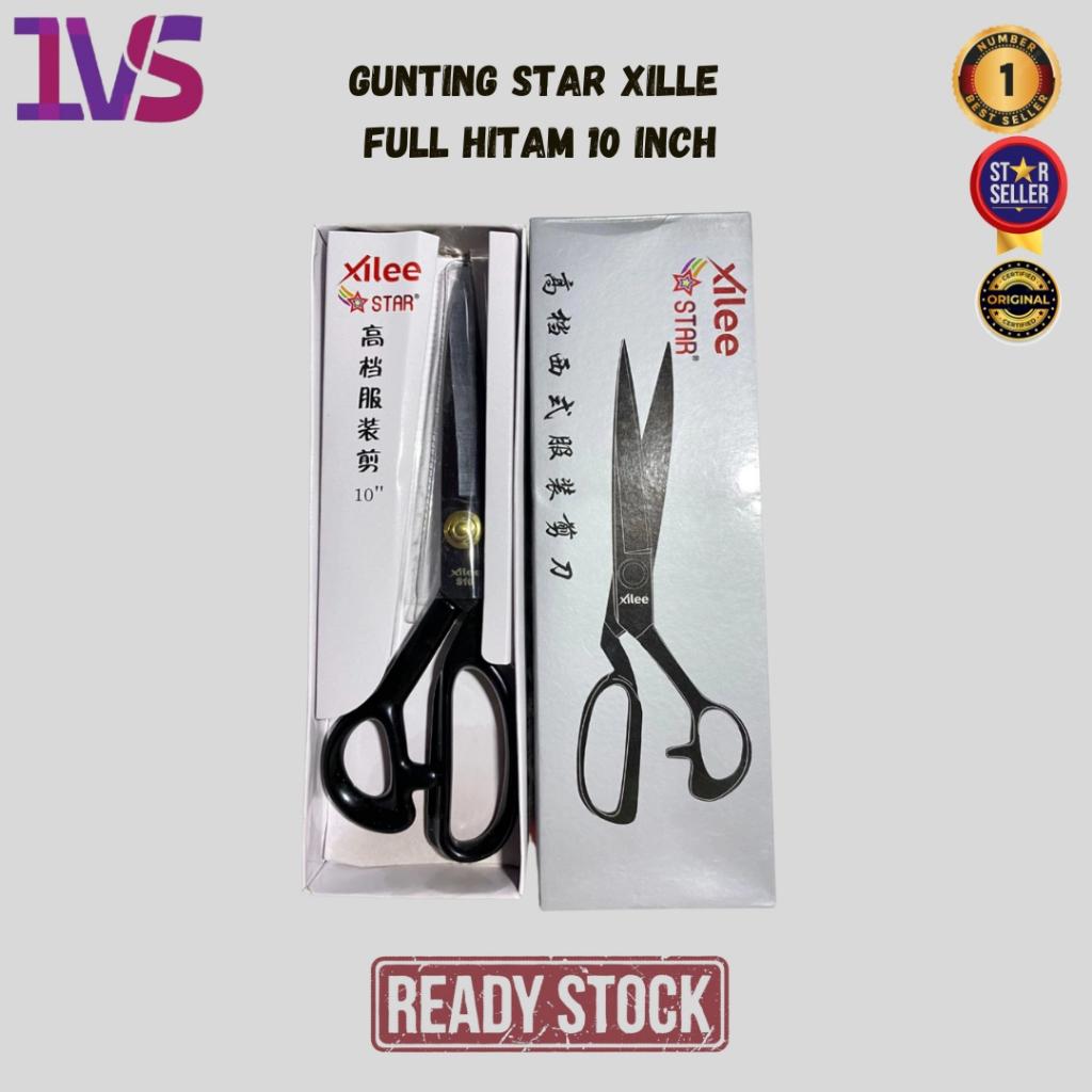 

Gunting Star Xille Full Hitam 10 Inch Original Product