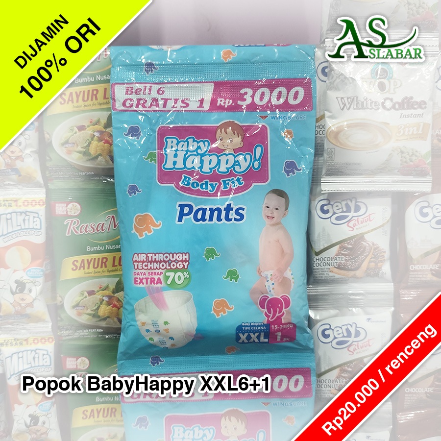 Popok BabyHappy Pants XXL6+1