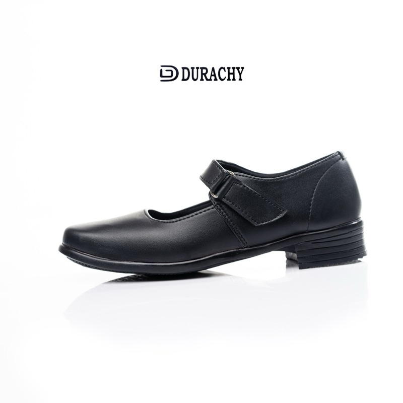 DURACHY Sepatu Pantofel Wanita Paskibra Hitam Komponen Empuk Size 37 - 41