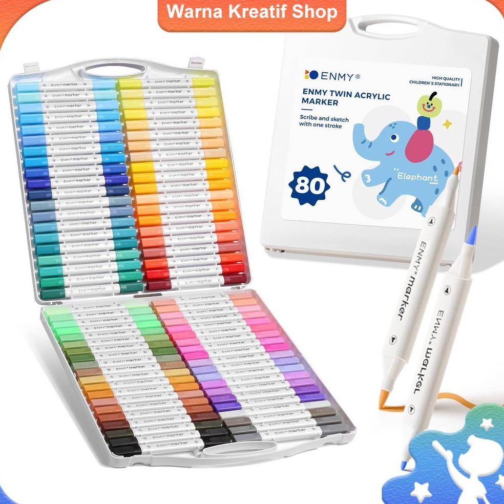 

KODE X86K Set Marker Akrilik 364868 Warna yang Beragam dan Menarik untuk Seni