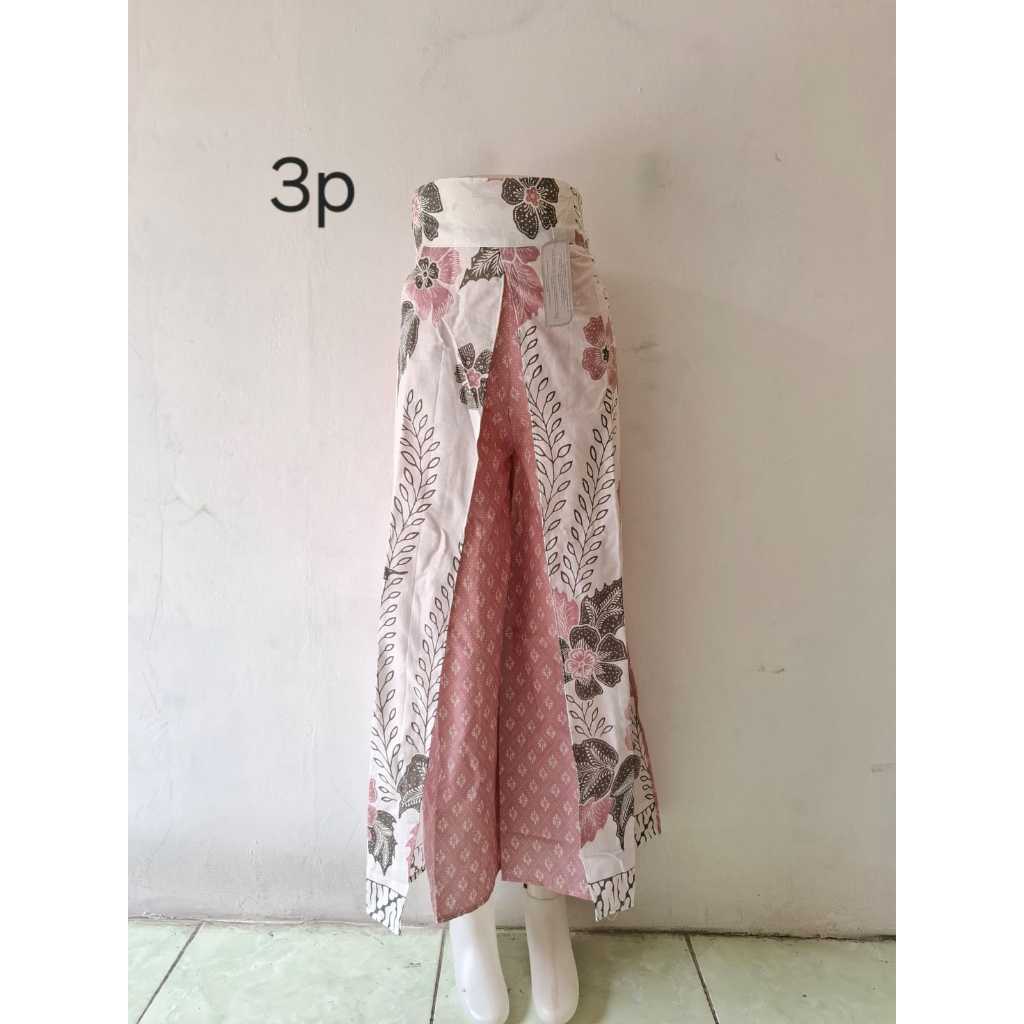 Celana Kulot batik model tutup/ samurai