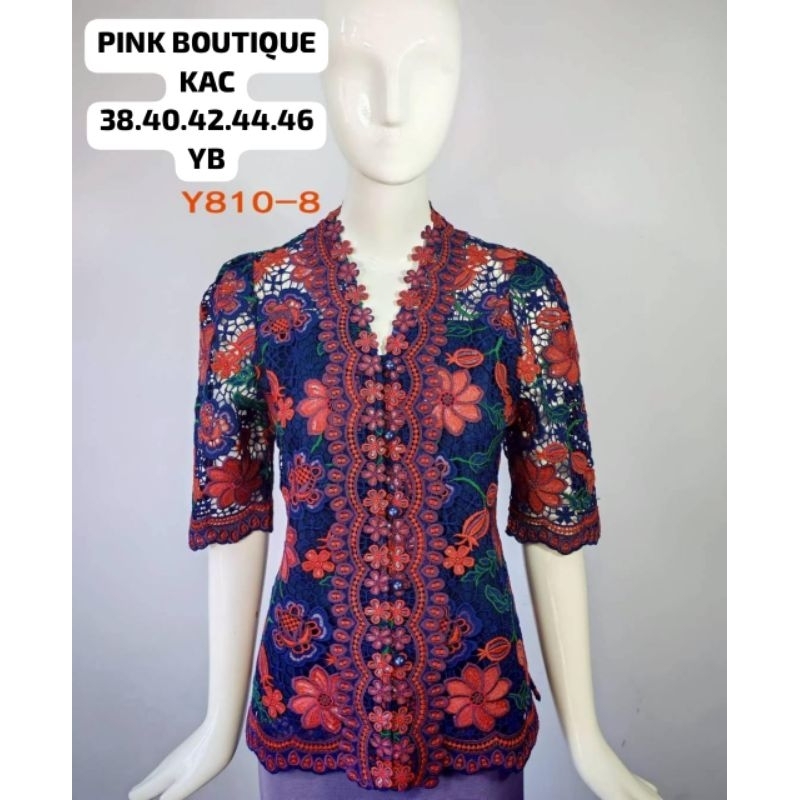 Atasan Blouse Pink Butik Casual Wear Sultan Mewah Original Bangkok