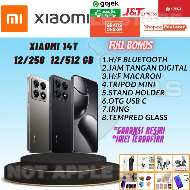 XIAOMI 14T 12/256GB 12/512GB NEW BARU GARANSI RESMI