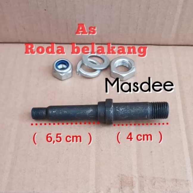 As roda belakang kursi roda