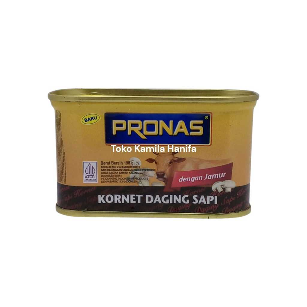 

Pronas Kornet Daging Sapi dengan Jamur Kaleng 198 gr