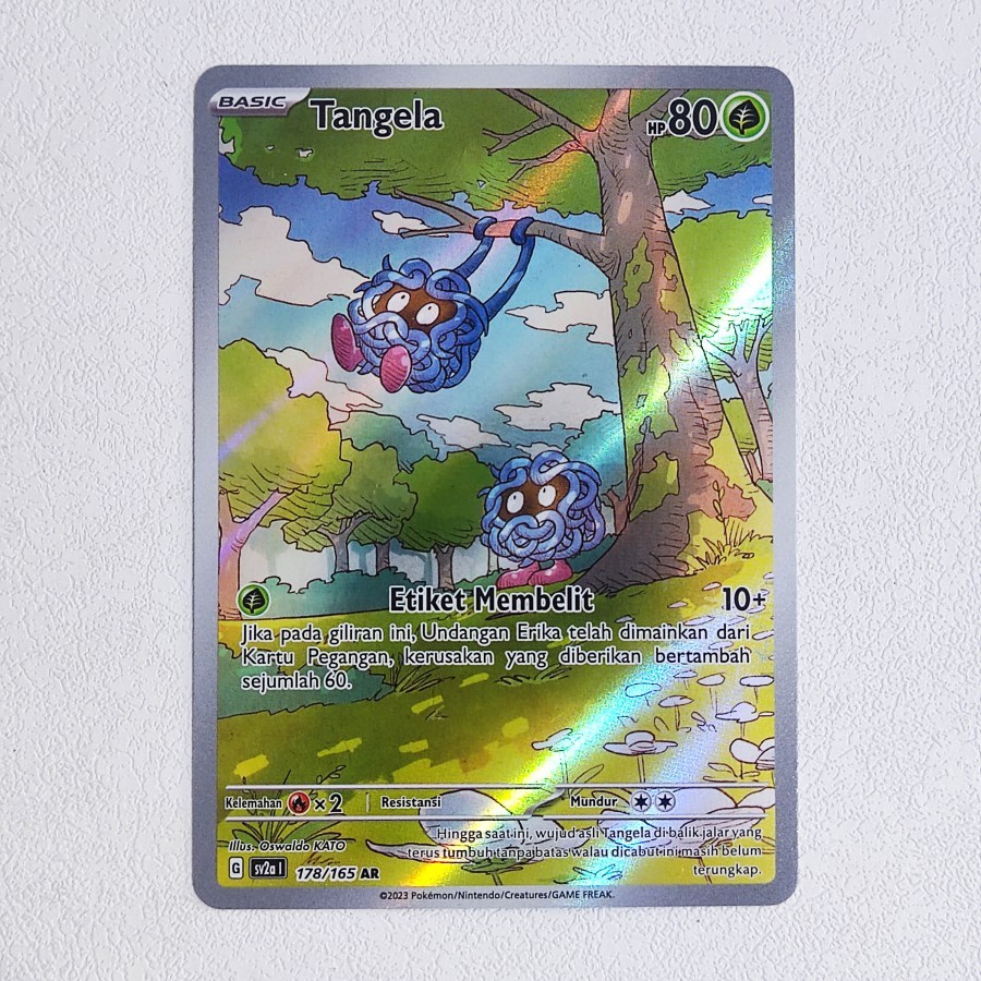 Tangela AR 178/165 SV2a - Kartu Pokemon Indonesia