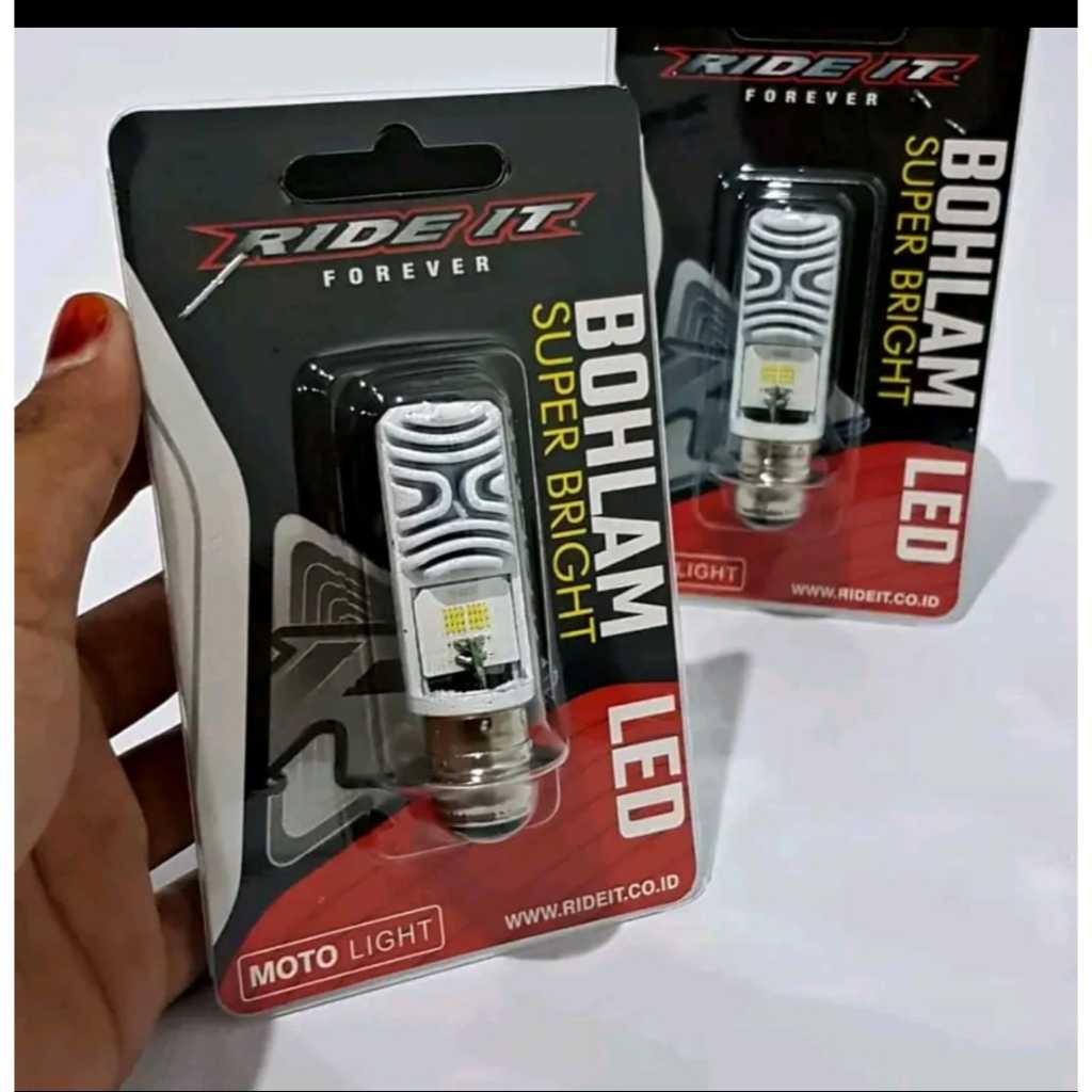 BOHLAM LED H6 RIDE IT 2 SISI 18Watt LAMPU UTAMA DEPAN MOTOR BEBEK MATIC VARIO SUPRA MIO BEAT