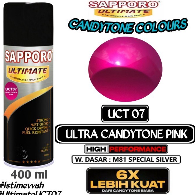 

KODE T94V UCT7 ULTRA CANDY PINK SAPPORO ULTIMATE 4ml Cat Semprot Pylok Pilok