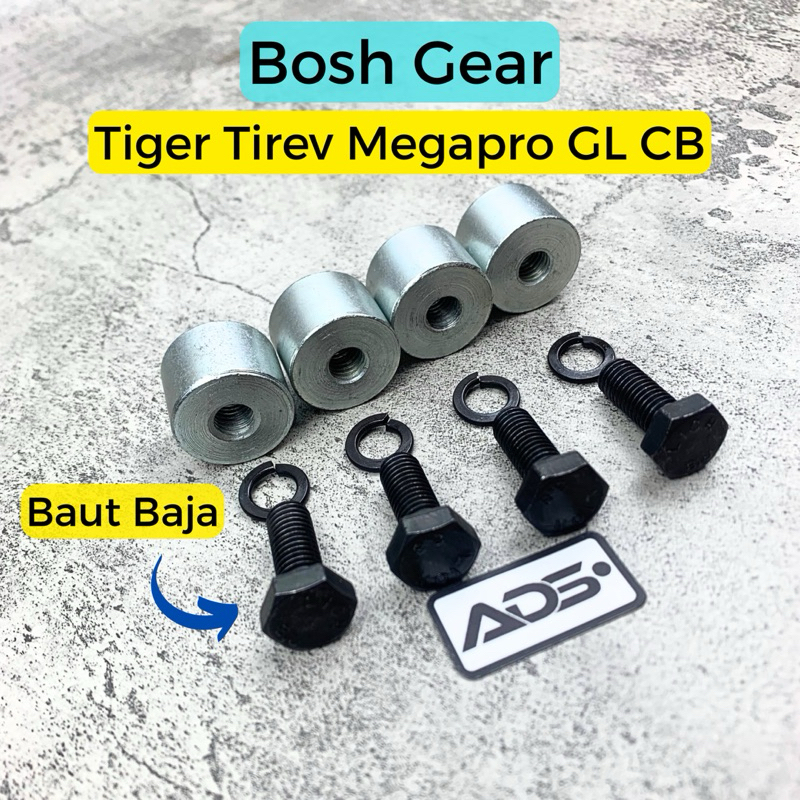 Bosh Gear Tiger Revo Megapro Primus Lama Gl Pro max Cb Drat Full Besi Baut Baja