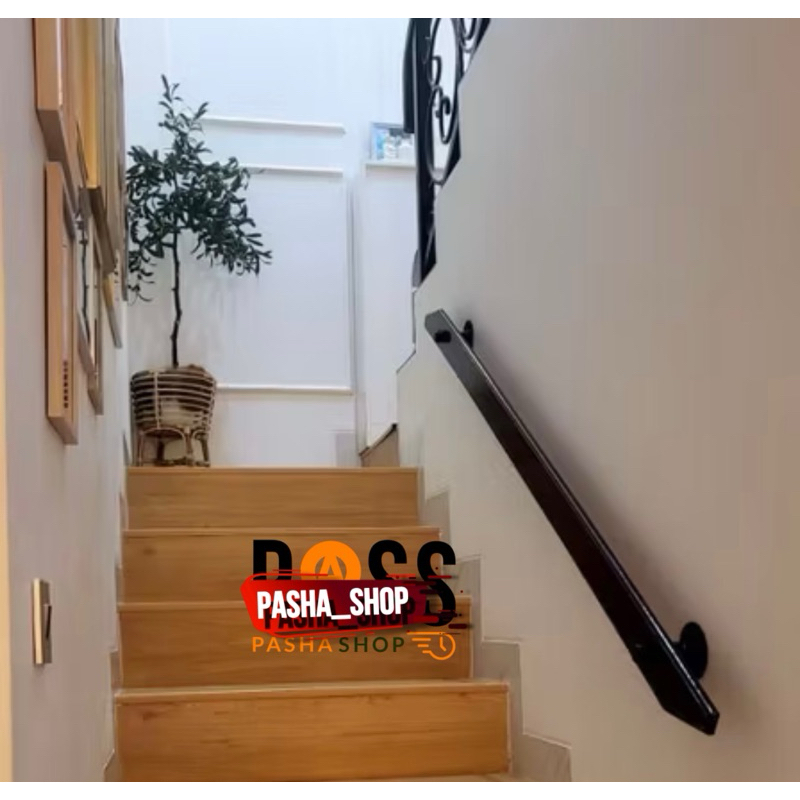 Railing Pegangan tangga / Kayu bangkirai / Benister tangga / Penyangga tangga / pegangan tangga