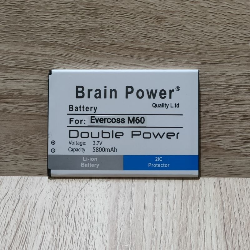 Baterai Batre Evercoss Cross M60 M-60 M 60 Double Power Battery Batrai Hp