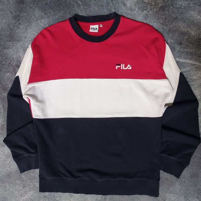 Crewneck Fila Biella Italia 3 tone colour
