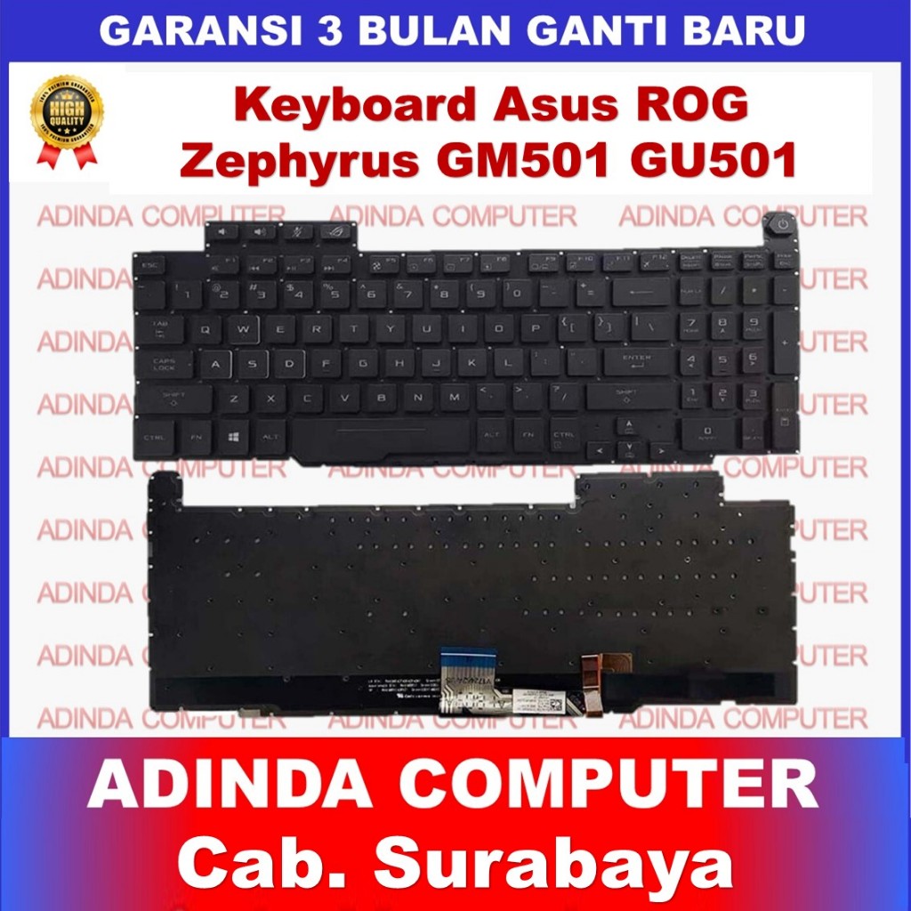 Keyboard Asus ROG Zephyrus GM501 GM501G GM501GM GM501GM-WS74 GM501GS